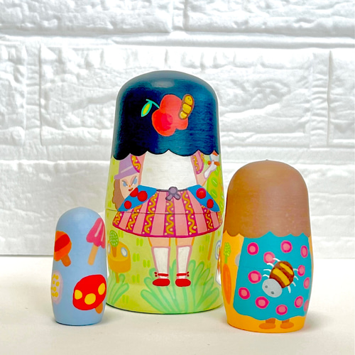 童話 白雪姫【木箱付】マトリョーシカ。自分のご褒美に。記念日の