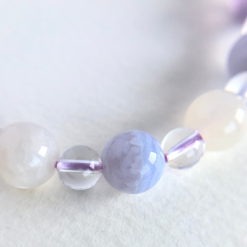 ☆心身のバランスを整え 積極性を引き出す☆ブルーレースアゲート・藍