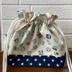 恐竜丸巾着 巾着袋 Cheek 通販 14941630｜Creema(クリーマ