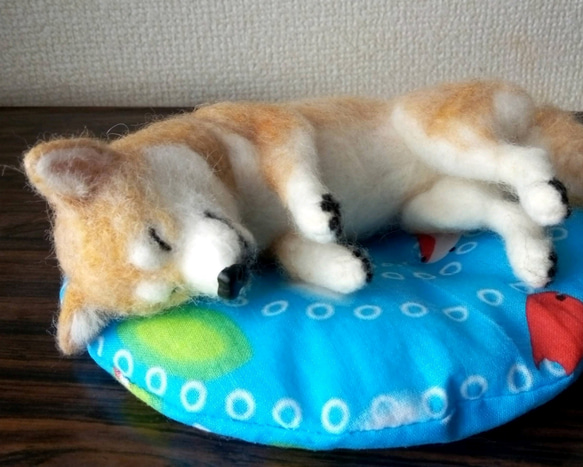 受注製作】お雛様 柴犬 ひな祭り セット 羊毛フェルト 羊毛