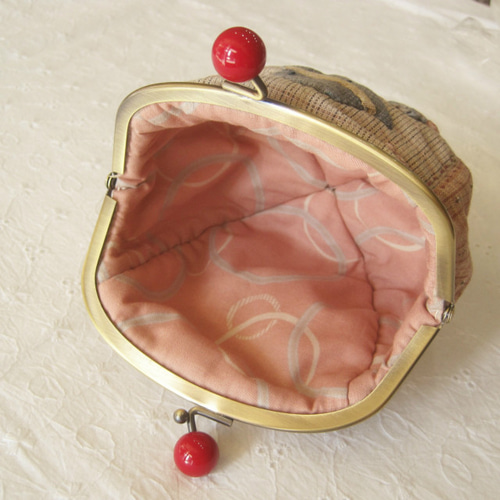 ハンドメイド 15cmがま口ポーチ すーちゃんグラム ハンドメイド 15cmがま口ポーチ すーちゃんグラム ハンドメイド 15cm