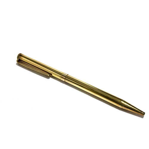 デッドストック】吉田三郎商店真鍮ボールペン＆ペン立て＆メモ帳付台座＆メモ帳195 デッドストック】吉田三郎商店☆シルバー真鍮ボールペン＆ペン立て