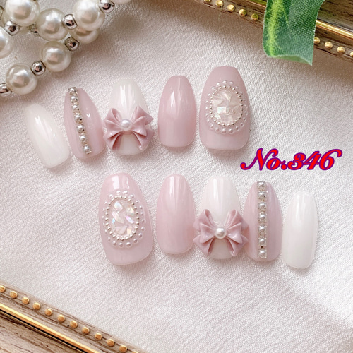 現品】☆kirari-nail☆ No.346 ネイルチップ（つけ爪） kirari