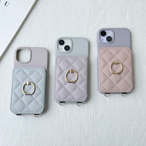 LADY DIOR iPhone15pro ケース ハート キルティング LADY DIOR