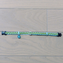 猫の首輪　トリミングブレード　ビバーチェ　黄緑 6枚目の画像