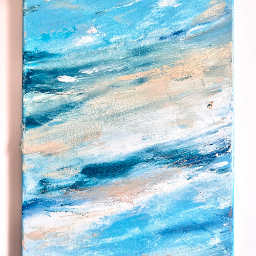 現代アート インテリア　抽象画　アート　北欧アート　人物画　海　空　波　ブルー COBALT - 海 空 波 絵画 アート モダン おしゃれ インテリア