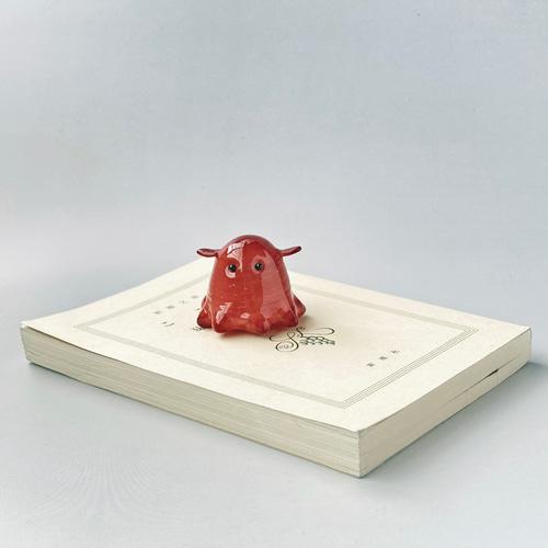 メンダコ 中空ガラスの動物置物 ガラス細工 オブジェ その他置物