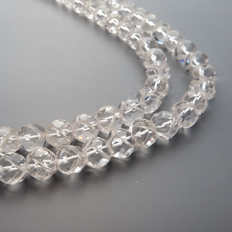 CRTCL-RDC3513-207 水晶　フォーハートカット13mm　1連