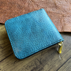 姫路レザーシュリンク】フラップロングウォレット【プルアップ】 長