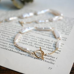 14kgf：Baroque pearl bracelet 2枚目の画像