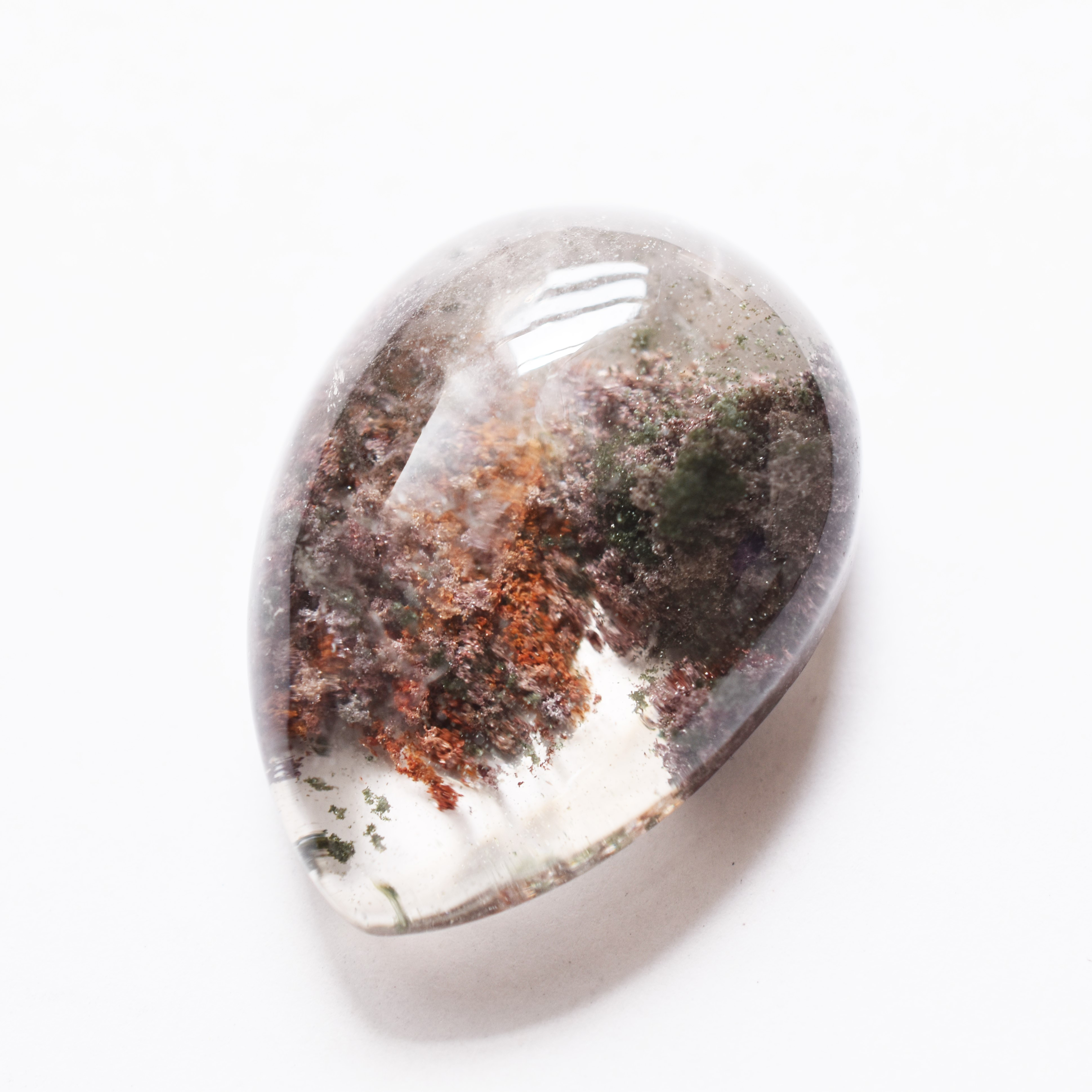 【極上品】超透明　水晶カット　高級台座　フリーフォーム　ブラジル産