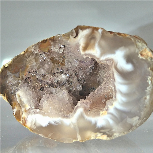 アゲートジオード（トレジャー瑪瑙） ドゥルージーアゲート ペア1組