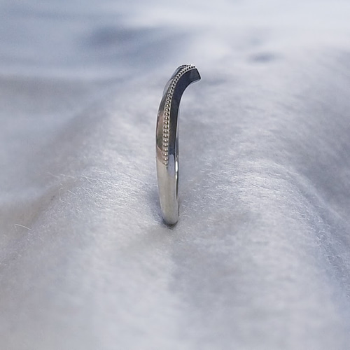 V字リング ミル打ち 指輪・リング MIRELE(ミレール) 通販 15699539