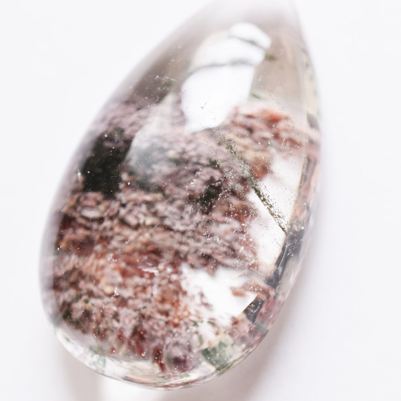 【1点もの・桜の森のような内包物・CH】ブラジル産　超大粒　ガーデンクォーツ　庭園水晶　ルース 8枚目の画像