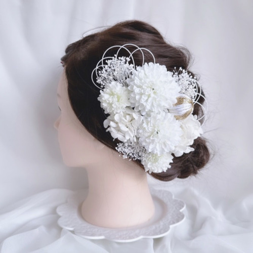 リボンボンネ【楚々(そそ)】H-112|花嫁 ウエディング 結婚式