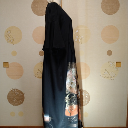 留袖シルクワンピース　新郎新婦母 フォーマル 卒入学式 結婚式 お宮参りなどに 留袖シルクワンピース 新郎新婦母 フォーマル 卒入学式