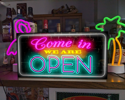 Lサイズ/オールジャンル対応】オープン OPEN 営業中 開店 店舗