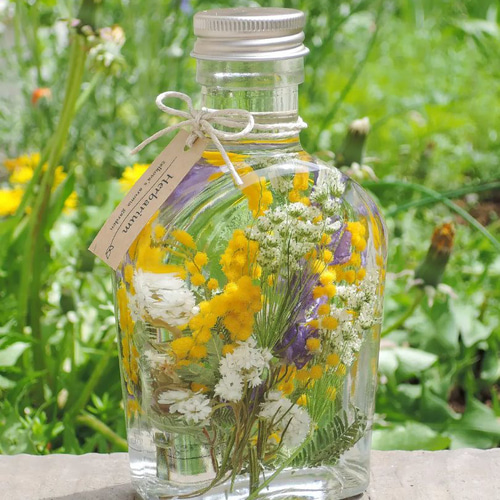 花かんざしとミモザのハーバリウム2本セット