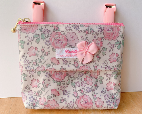 ☆ラミネート移動ポケット*＊リバティ・フェリシテ☆マシュマロピンク