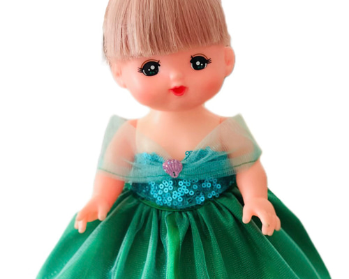 メルちゃん用服　ソランちゃん服　プリンセスドレス8着セット水色靴１点 メルちゃん ソランちゃん服 プリンセスドレス6枚セット ティアラ