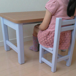 【受注製作】マスタード キッズチェア 子供椅子 木製 かわいい 10枚目の画像