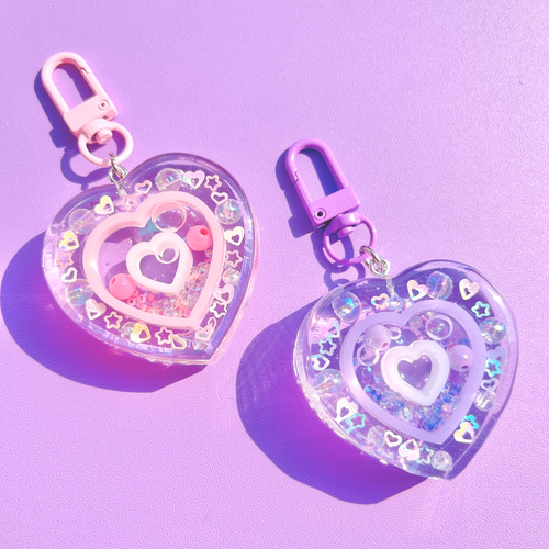 ハートビームシェイカーキーホルダー キーホルダー atelier🌼reshiru