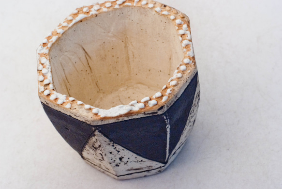 陶器製（3号ポット相当）植木鉢 KEW-6613 2枚目の画像