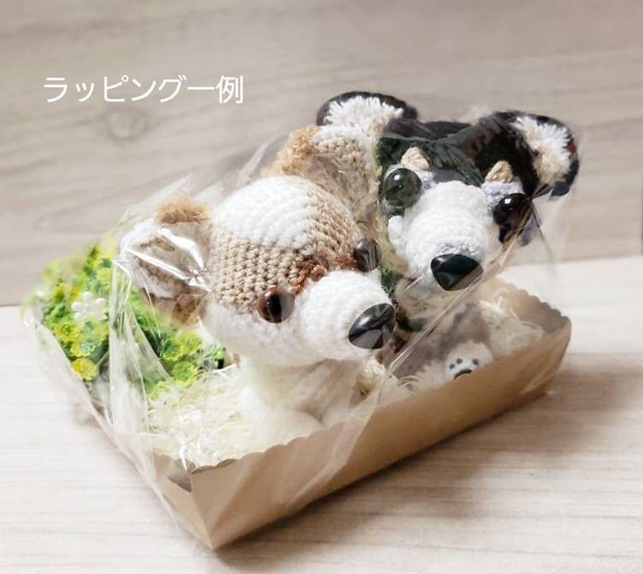 【うちの子編みぐるみ】愛犬の編みぐるみお作りします ぬいぐるみ ペット ワンちゃん いぬ 7枚目の画像