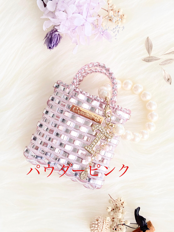 【再販】ラメルヘンテープのカゴバーキン シルバー シルバー ラメルヘンテープ ベルト