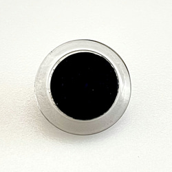 Ref.14351 透明＆ブラック13mm （フランス） 1セット（４点） 1枚目の画像