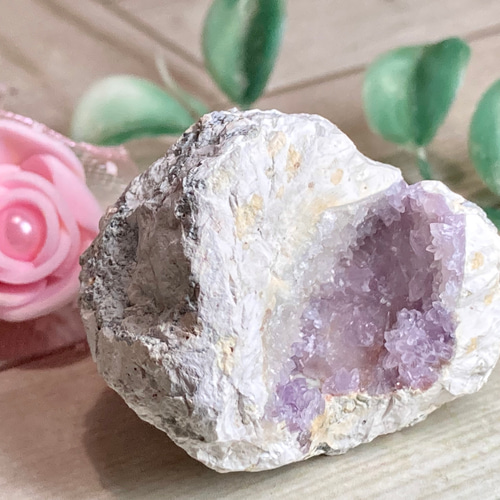 かぐや姫水晶☪︎⋆˚ 福島県産 アメジスト 紫水晶 ラフストーン 原石