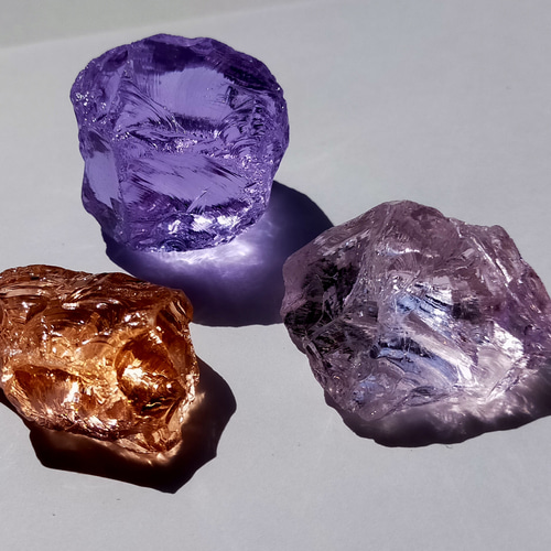 アンダラクリスタル ごろごろ オレンジ ピンク パープル カラー