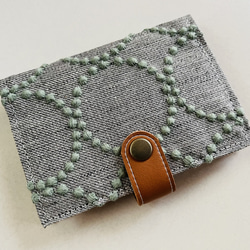 ミナペルホネン 本革カードケース 20枚収納 診察券 ポイントカード  