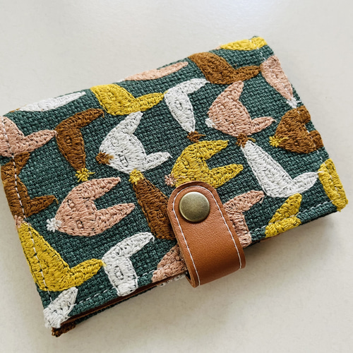 ✿3/24完成 にゃー子様確認用✿本革ギャルソン長財布✿ミナペルホネン ✿3/24完成 にゃー子様確認用✿本革ギャルソン長財布✿