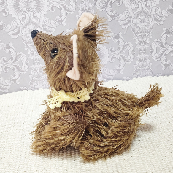 小さいチワワ／犬のぬいぐるみ　　約13cm 5枚目の画像