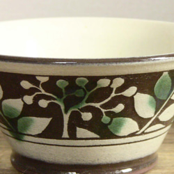 ナナカマド文切立鉢（二彩） 2枚目の画像