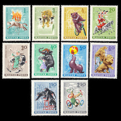 長靴をはいた猫など童話 ポーランド 1968年 外国切手8種 未使用【古