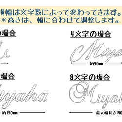 オーダー切り文字表札（ステンレス、黒皮鉄アイアン、銅緑青サビ、アルミ） 4枚目の画像