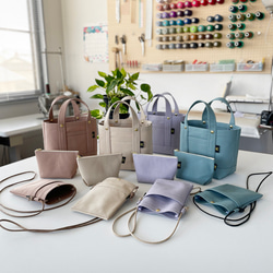 再再再再再販＊【選べるくすみカラー3点セット】帆布 トートバッグSS