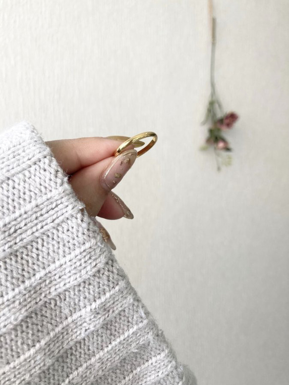 [サージカルステンレス］Gold Ring 2枚目の画像