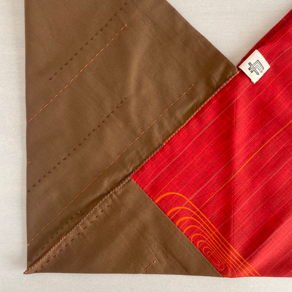 Unique | Two-colored AZUMA bag, whip stitching -AZ241 第4張的照片