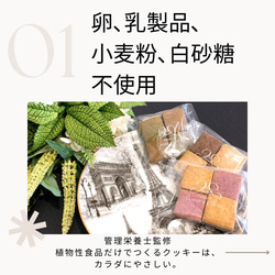 【食物アレルギー対応】卵・乳製品・小麦・白砂糖不使用  管理栄養士監修　彩の米粉クッキー詰め合わせ24枚入　 4枚目の画像