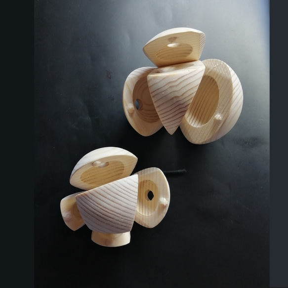 【参考展示】造形作品　宇宙人のためのカスタネット Ver2 4枚目の画像