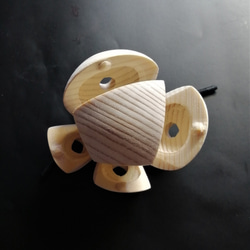 【参考展示】造形作品　宇宙人のためのカスタネット Ver2 1枚目の画像