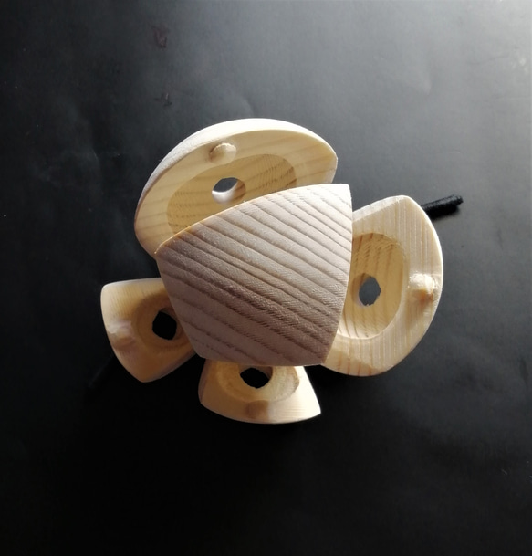 【参考展示】造形作品　宇宙人のためのカスタネット Ver2 1枚目の画像