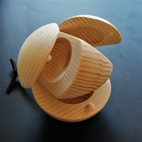 【参考展示】造形作品　宇宙人のためのカスタネット Ver1 2枚目の画像