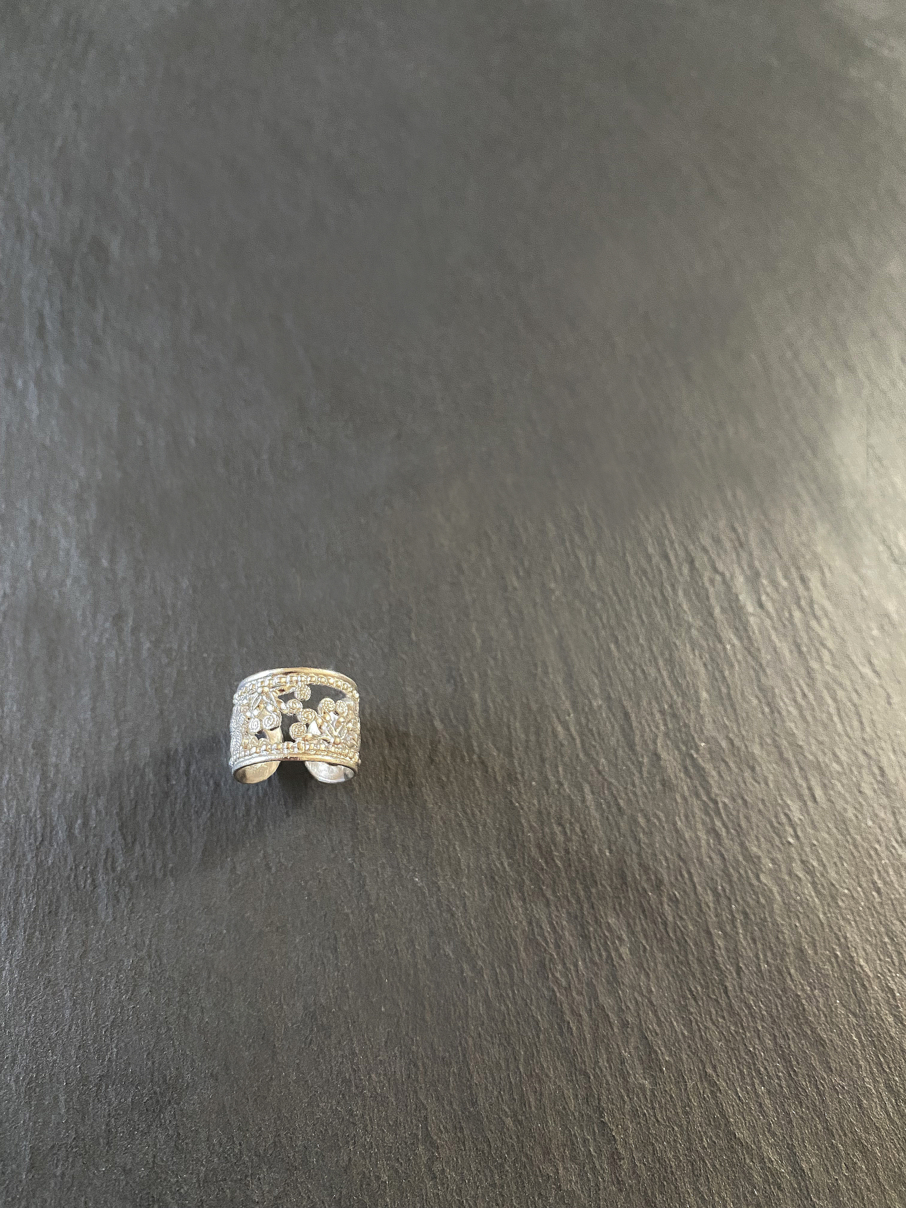 【銀線細工】Ringlet 3wayリング＊イヤーカフ/SV925