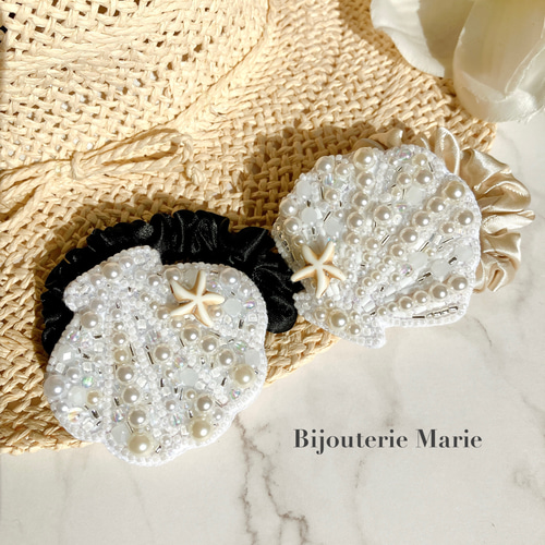 ビーズ刺繍ヘアゴム ヘアゴム - tokotoko_handmade | minne 国内