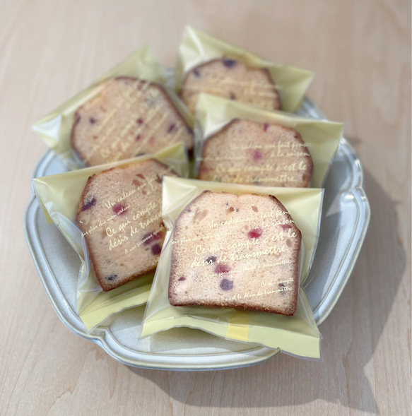 ベリーベリーケーキ5個　☆母の日ギフト　焼き菓子　パウンドケーキ　自分へのご褒美☆ 1枚目の画像