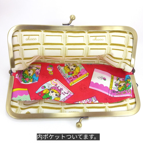 お財布にもなる がま口ポーチ ☆いちごレディ百科 がま口 むに 通販